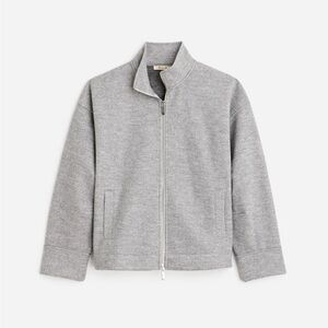Madewell relaxed mockneck knit jacket